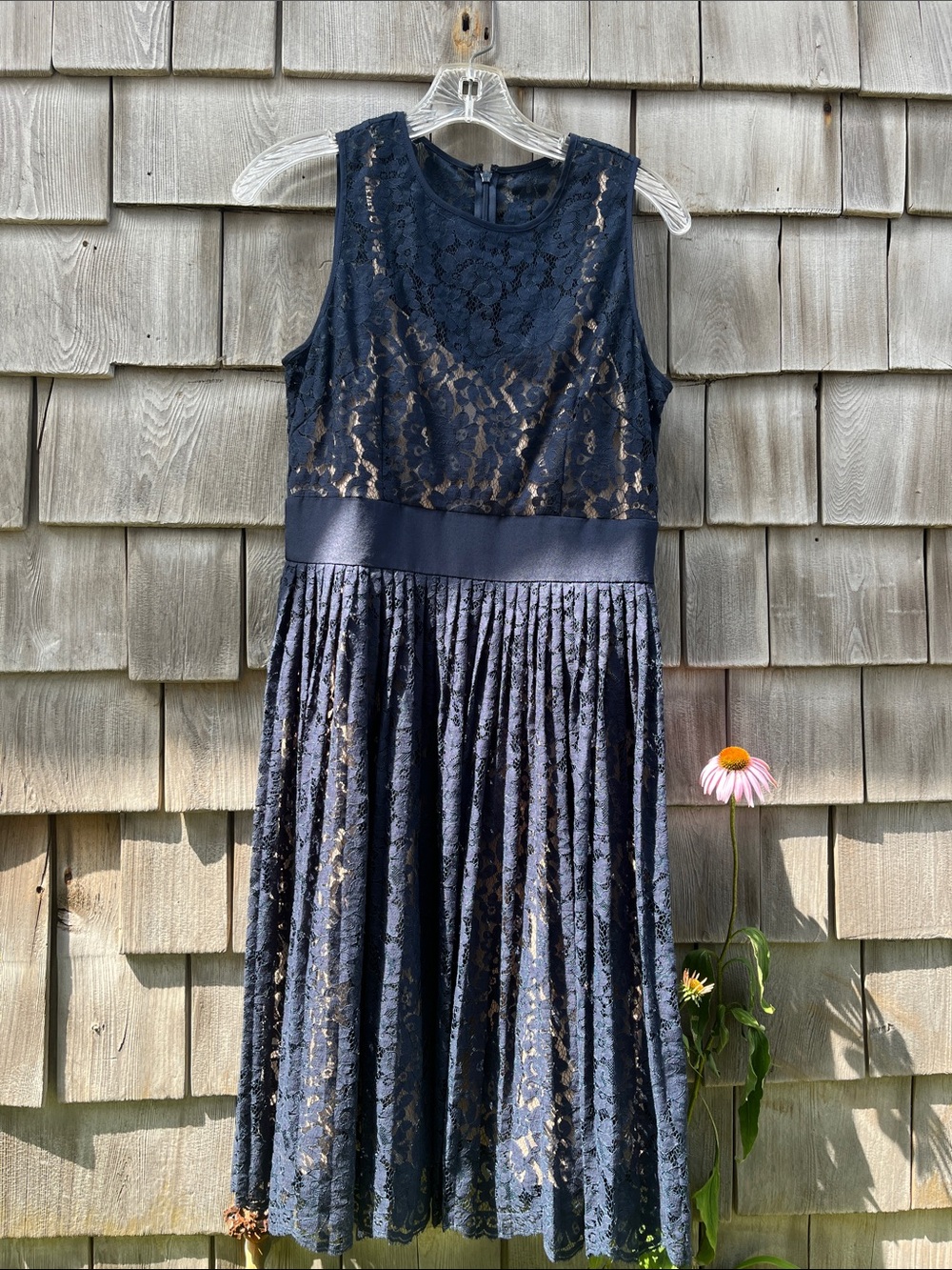 Eliza J formal navy lace dress 6